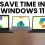 Is this the top productivity app in Windows 11?
